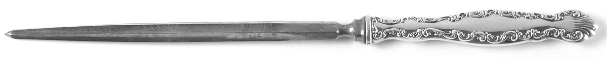 Louis XV (Sterling, 1891) Large Roast Steel Rod Knife Sharpener by Whiting Manf Co-1
