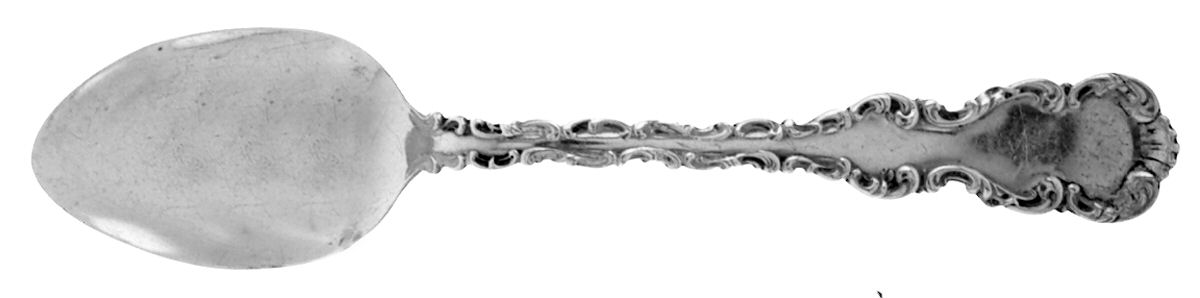 Louis XV (Sterling, 1891) Five O'Clock Teaspoon by Whiting Manf Co-1