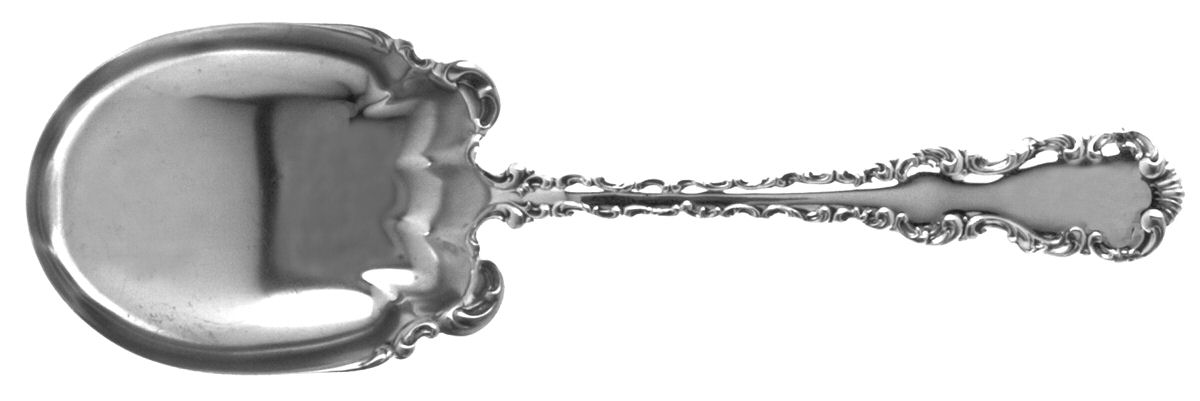 Louis XV (Sterling, 1891) Preserve Spoon by Whiting Manf Co-1