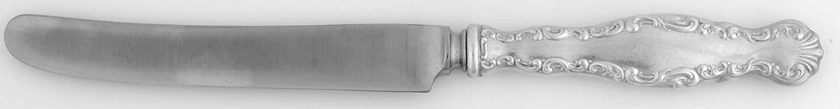 Louis XV (Sterling, 1891) Old French Hollow Knife with Bolster by Whiting Manf Co-1