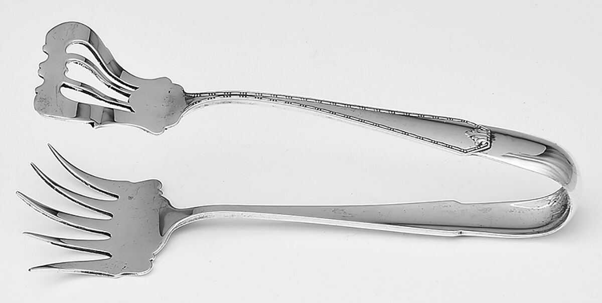 Madam Morris (Sterling, 1909-1910) Sardine Tongs by Whiting Manf Co-1