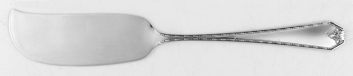Madam Morris (Sterling, 1909-1910) Flat Handle Butter Spreader by Whiting Manf Co-1