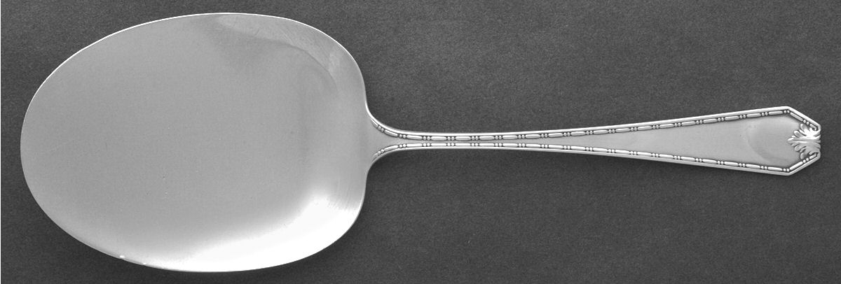 Madam Morris (Sterling, 1909-1910) Solid Waffle Server by Whiting Manf Co-1