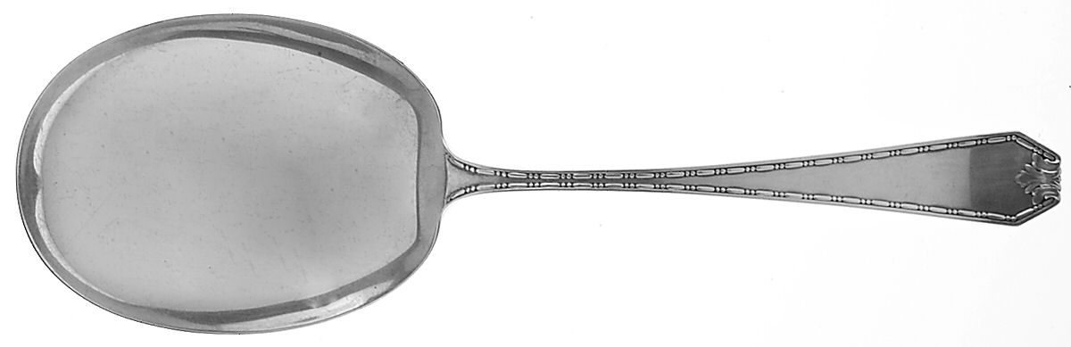 Madam Morris (Sterling, 1909-1910) Large Solid Berry/Casserole Spoon by Whiting Manf Co-1