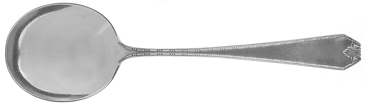 Madam Morris (Sterling, 1909-1910) Round Bowl Soup Spoon (Gumbo) by Whiting Manf Co-1