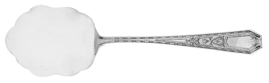 Madam Morris A-Engraved (Sterling, 1909) Solid Pastry Server by Whiting Manf Co-1