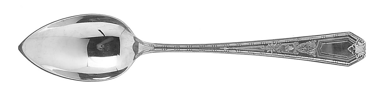 Madam Morris A-Engraved (Sterling, 1909) Dessert/Oval Soup Spoon by Whiting Manf Co-1