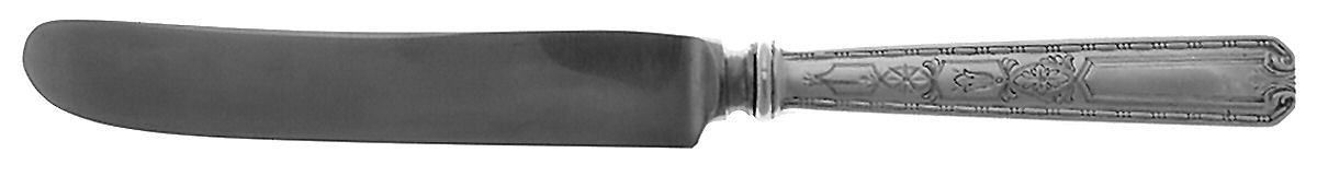 Madam Morris A-Engraved (Sterling, 1909) New French Hollow Knife with Bolster by Whiting Manf Co-1