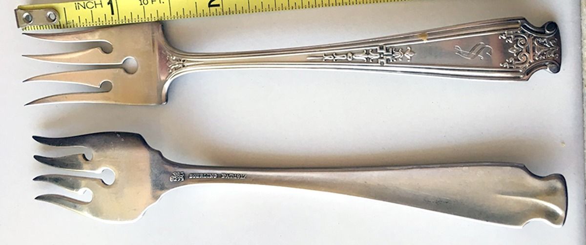Mandarin (Sterling, 1917-1918) Small Chipped Beef Fork by Whiting Manf Co-1