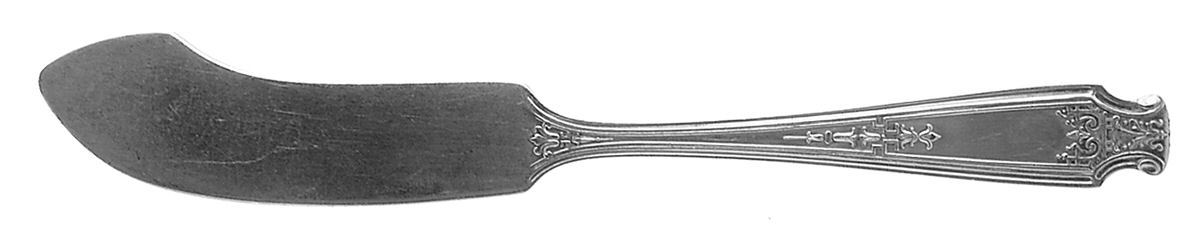 Mandarin (Sterling, 1917-1918) Flat Handle Butter Spreader by Whiting Manf Co-1