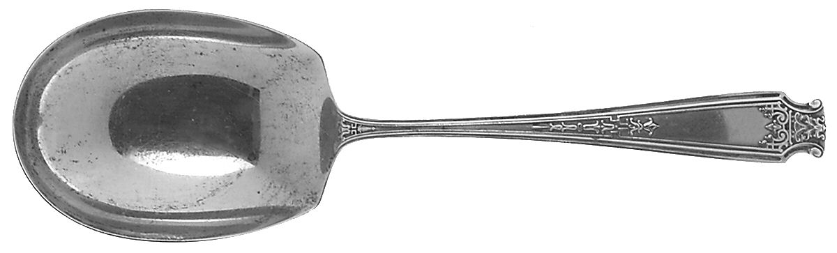 Mandarin (Sterling, 1917-1918) Preserve Spoon by Whiting Manf Co-1