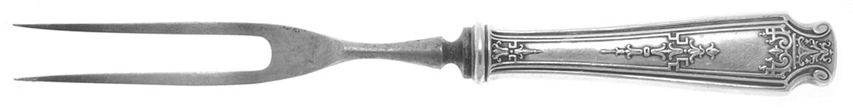 Mandarin (Sterling, 1917-1918) Individual 2-Prong Stainless Bird Fork by Whiting Manf Co-1