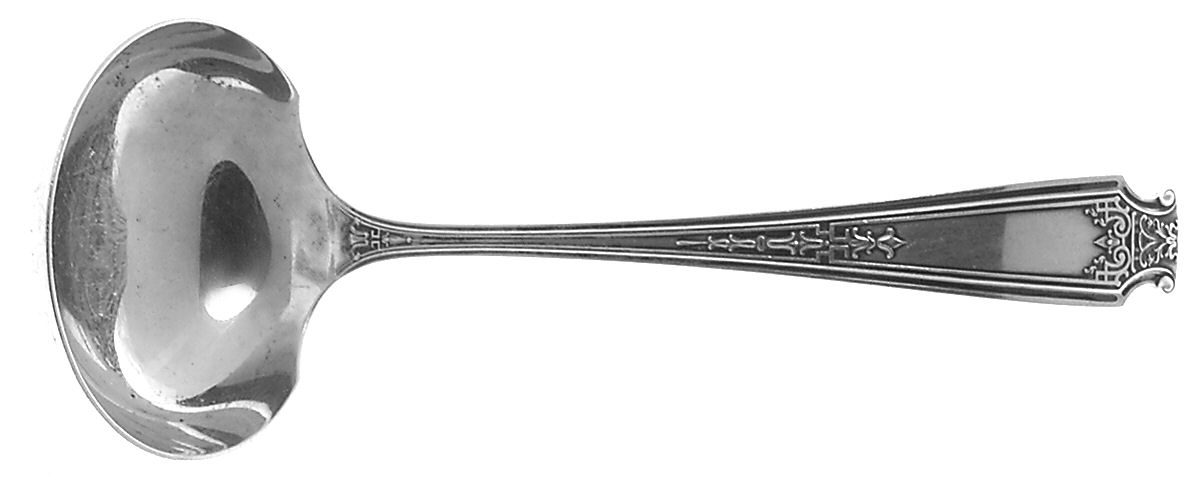Mandarin (Sterling, 1917-1918) Solid Gravy Ladle by Whiting Manf Co-1