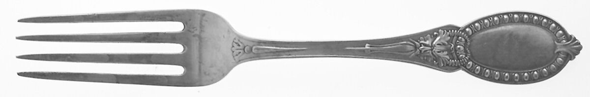 Mask (Sterling, 1889, No Monograms) Fork by Whiting Manf Co-1