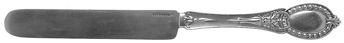 Mask (Sterling, 1889, No Monograms) Solid Dessert/Tea Knife by Whiting Manf Co-1