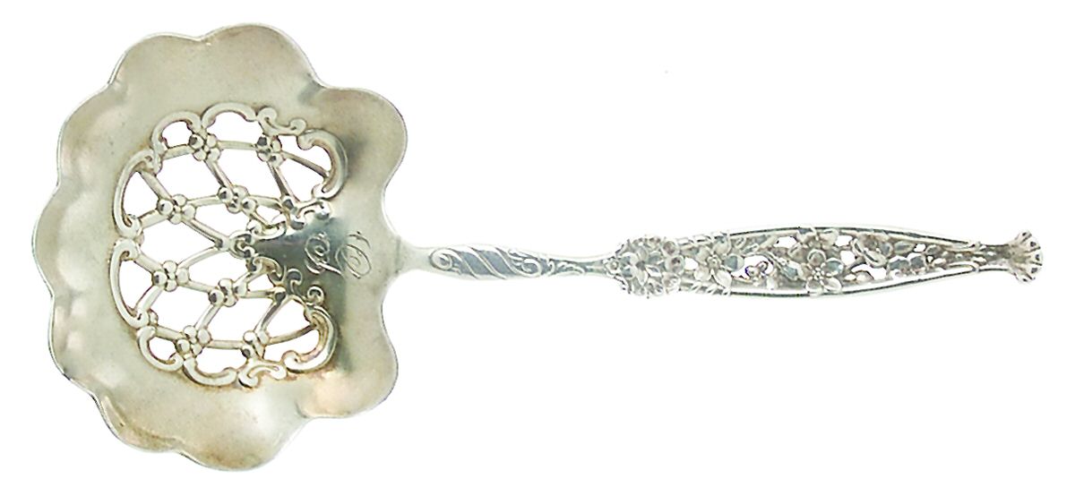 No 1 (Sterling, 1885) Solid Bon Bon Spoon by Whiting Manf Co-1