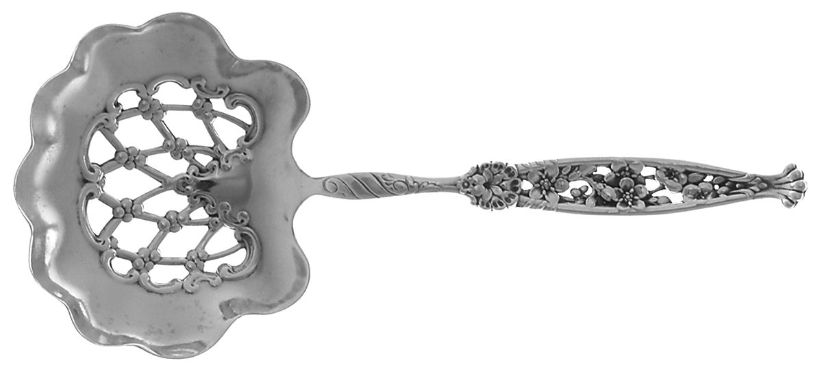 No 1 (Sterling, 1885) Solid Bon Bon Spoon by Whiting Manf Co-1