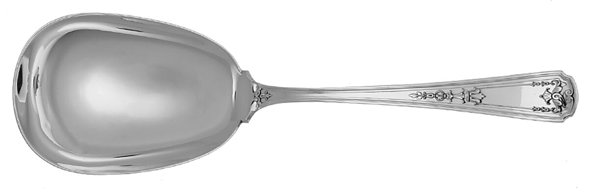 Oriana (Sterling, 1916) Large Solid Berry/Casserole Spoon by Whiting Manf Co-1