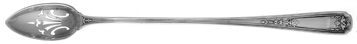 Oriana (Sterling, 1916) Pierced Bowl Long Handle Olive Spoon by Whiting Manf Co-1