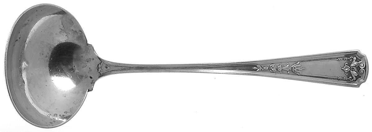 Oriana (Sterling, 1916) Solid Piece Cream Ladle by Whiting Manf Co-1