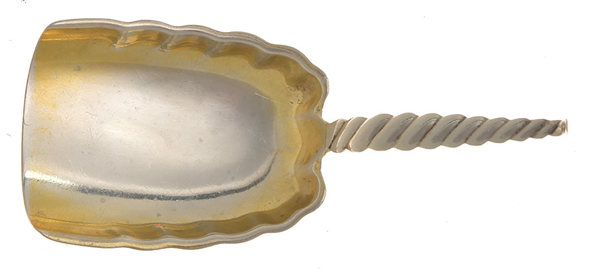 Oval Twist (Sterling, 1880) Caddy Scoop by Whiting Manf Co-1