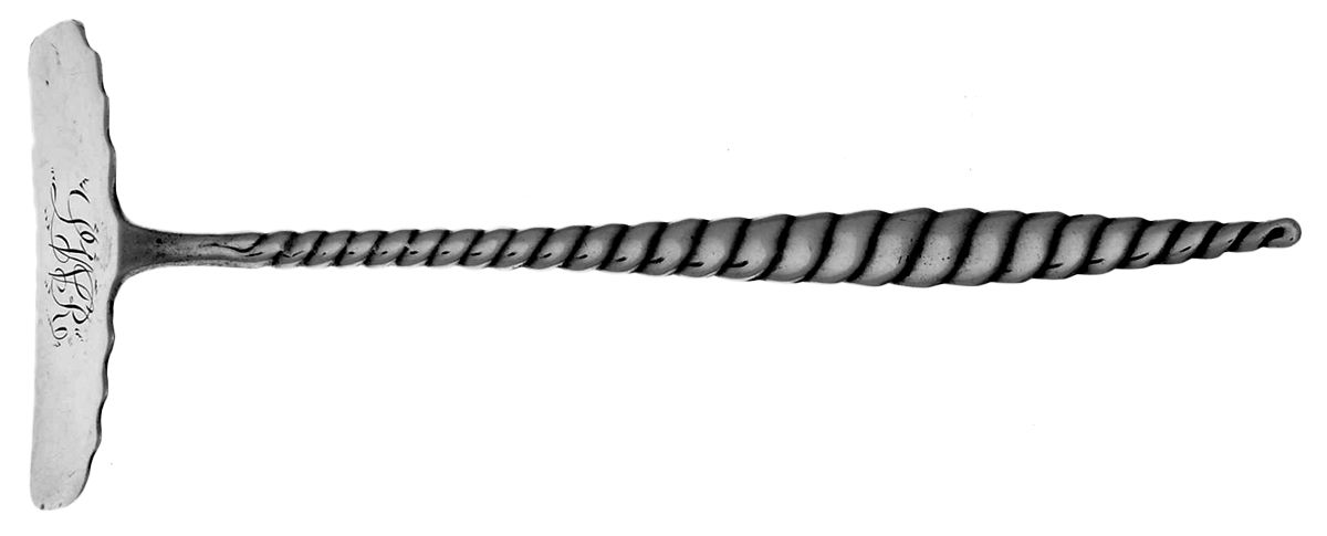 Oval Twist (Sterling, 1880) Solid Food Pusher by Whiting Manf Co-1