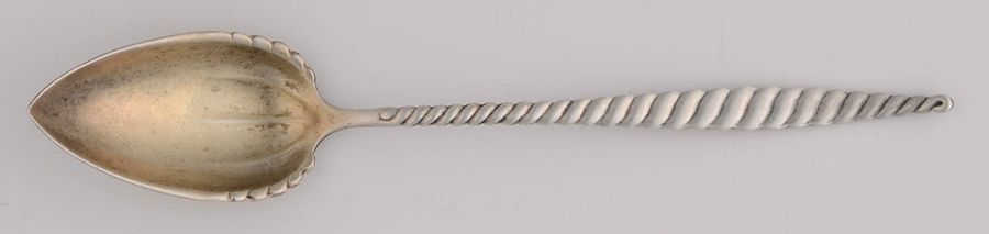 Oval Twist (Sterling, 1880) Fruit/Orange Spoon by Whiting Manf Co-1