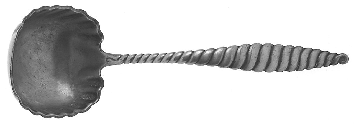 Oval Twist (Sterling, 1880) Solid Gravy Ladle by Whiting Manf Co-1