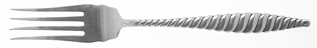 Oval Twist (Sterling, 1880) Fork by Whiting Manf Co-1