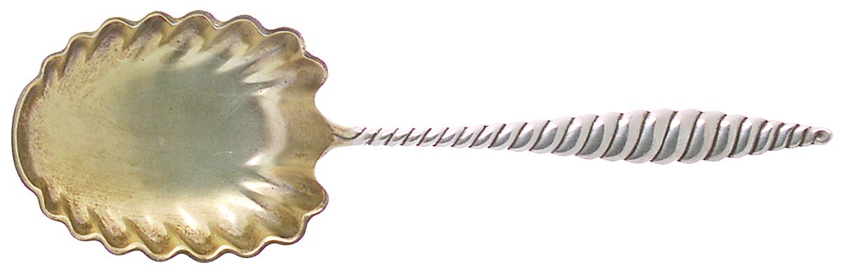 Oval Twist (Sterling, 1880) Preserve Spoon by Whiting Manf Co-1