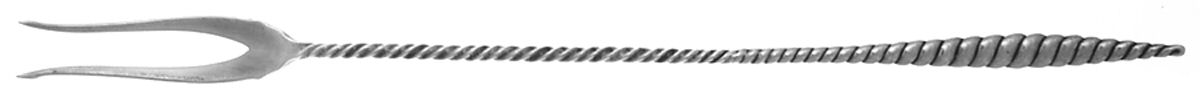 Oval Twist (Sterling, 1880) Long Handle Olive Fork by Whiting Manf Co-1