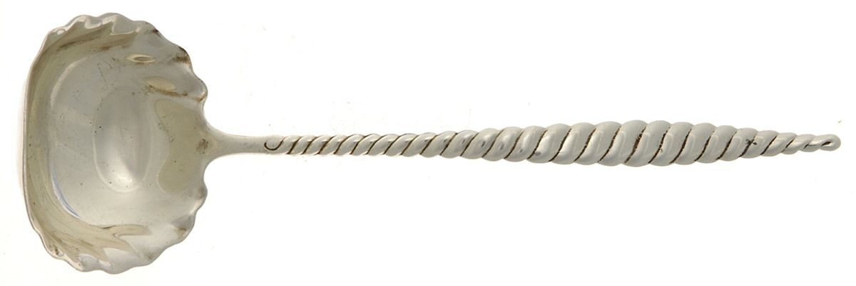 Oval Twist (Sterling, 1880) Mayonnaise Ladle by Whiting Manf Co-1