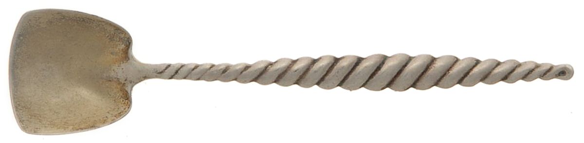Oval Twist (Sterling, 1880) Master Salt Spoon by Whiting Manf Co-1