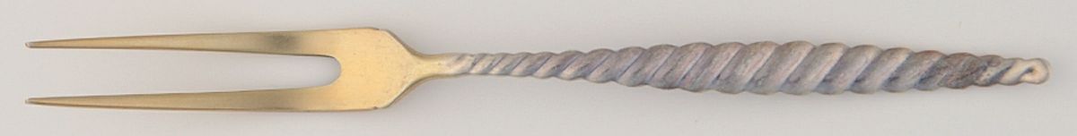 Oval Twist (Sterling, 1880) Individual Berry Fork by Whiting Manf Co-1
