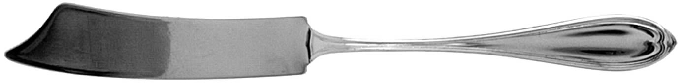 Oval Thread (Sterling, 1880) Flat Handle Master Butter Knife by Whiting Manf Co-1