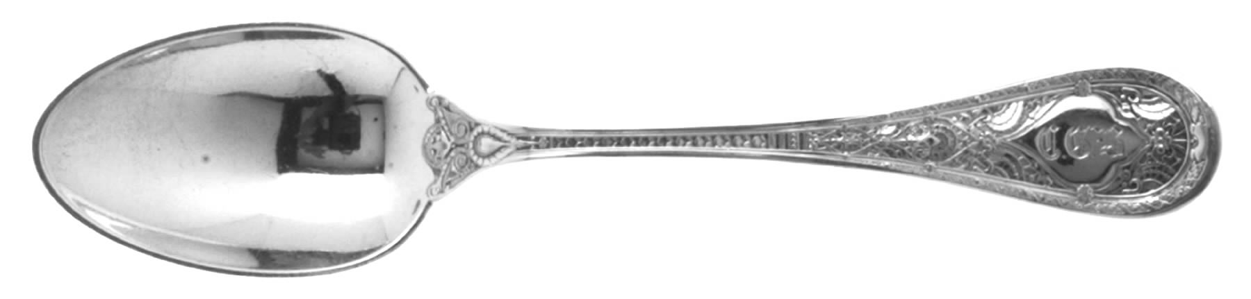 Persian (Sterling, 1880) Dessert/Oval Soup Spoon by Whiting Manf Co-1