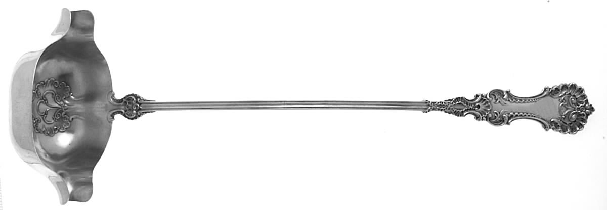 Pompadour (Sterling, 1895-1898) Punch Ladle Solid Piece by Whiting Manf Co-1