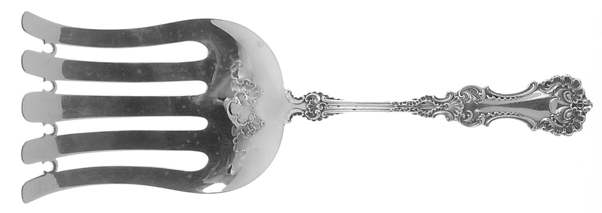 Pompadour (Sterling, 1895-1898) Oversize Solid Asparagus Server by Whiting Manf Co-1
