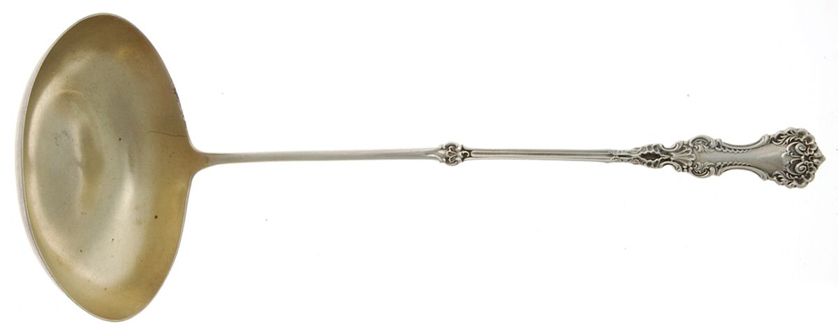 Pompadour (Sterling, 1895-1898) Bouillon Ladle by Whiting Manf Co-1