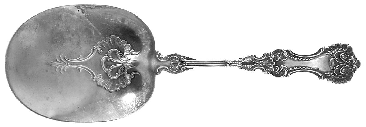 Pompadour (Sterling, 1895-1898) Solid Waffle Server by Whiting Manf Co-1