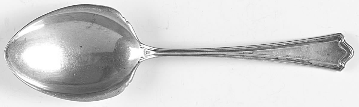 Portland (Sterling, 1913-1914, No Monograms) Small Solid Berry/Casserole Spoon by Whiting Manf Co-1