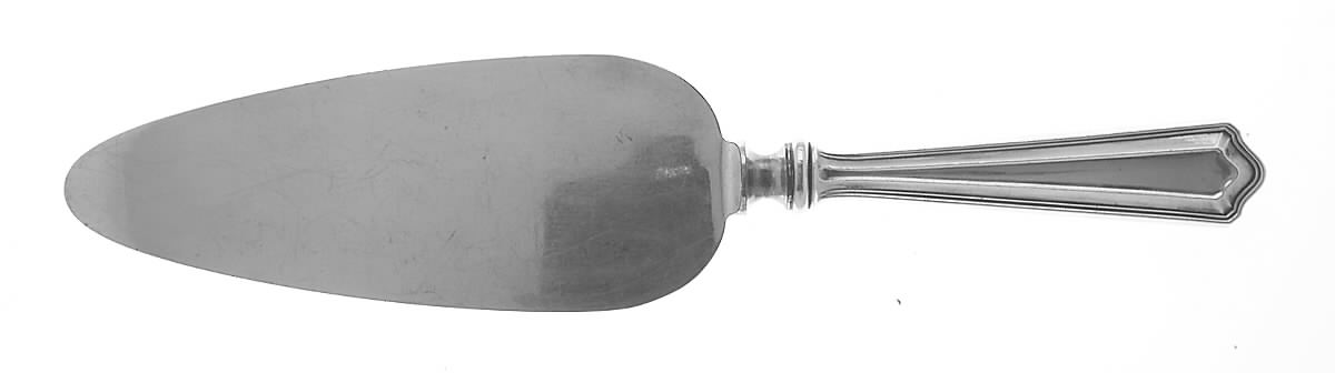 Portland (Sterling, 1913-1914, No Monograms) Pie Server with Silverplate Blade by Whiting Manf Co-1