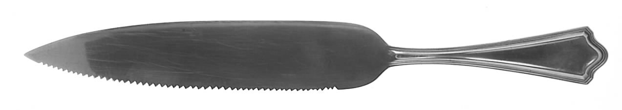 Portland (Sterling, 1913-1914, No Monograms) Bread Knife, Solid Piece by Whiting Manf Co-1
