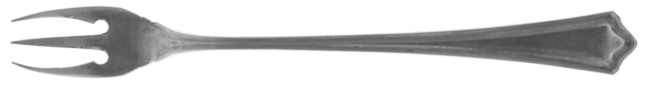 Portland (Sterling, 1913-1914, No Monograms) Oyster Fork by Whiting Manf Co-1