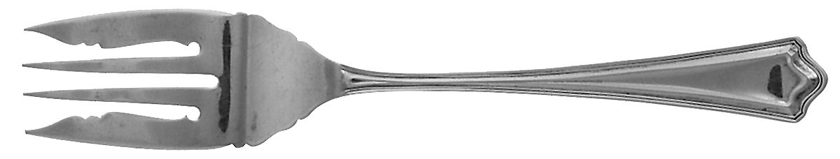 Portland (Sterling, 1913-1914, No Monograms) Individual Salad Fork by Whiting Manf Co-1