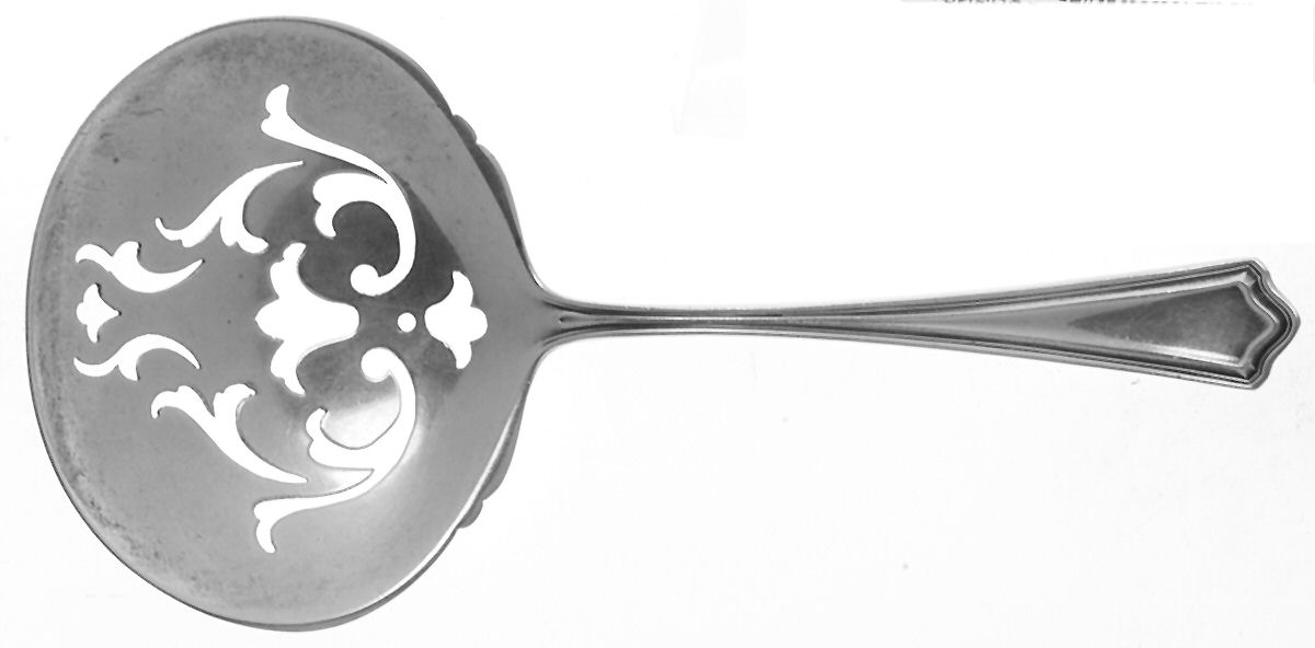 Portland (Sterling, 1913-1914, No Monograms) Solid Bon Bon Spoon by Whiting Manf Co-1