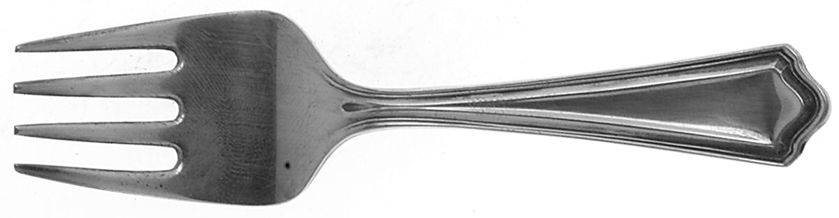 Portland (Sterling, 1913-1914, No Monograms) Baby Fork by Whiting Manf Co-1