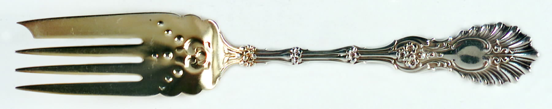 Radiant (Sterling, 1895) Large Individual Salad Fork by Whiting Manf Co-1