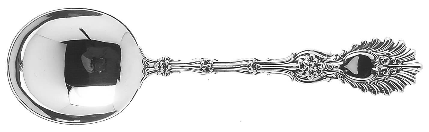 Radiant (Sterling, 1895) Round Bowl Soup Spoon (Gumbo) by Whiting Manf Co-1