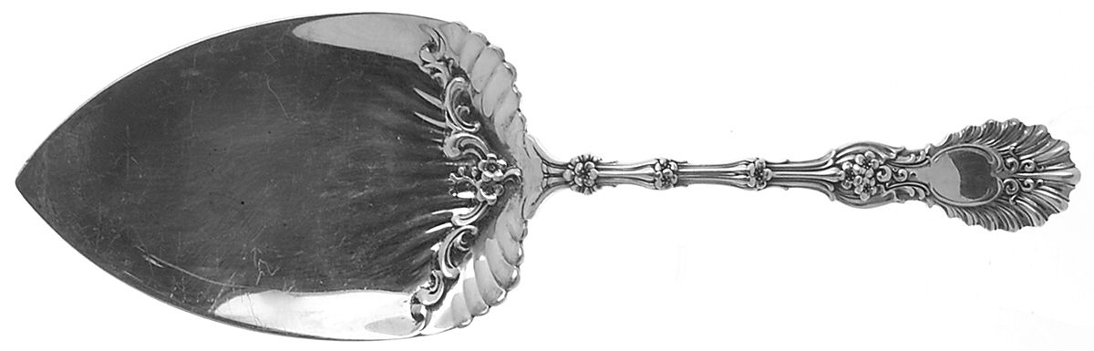Radiant (Sterling, 1895) Large Solid Pie Knife by Whiting Manf Co-1